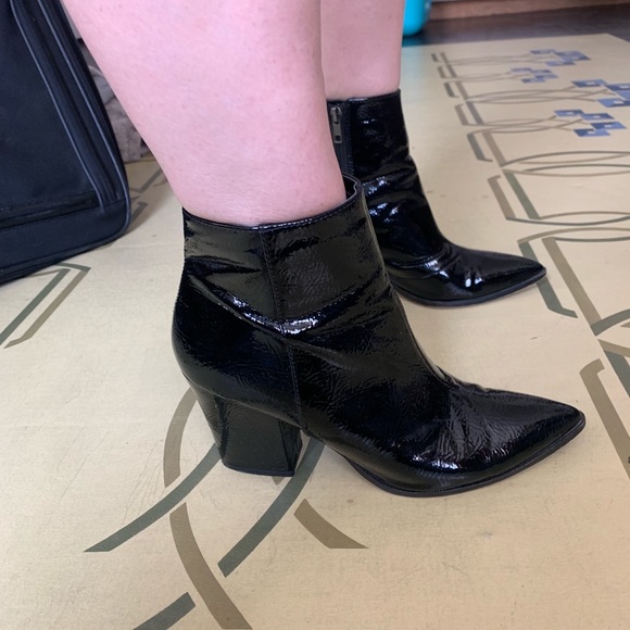 Steve Madden Patent Leather Boots - Picture 7 of 8